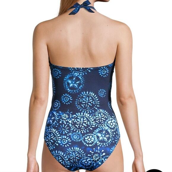 Johnny Was Annia Twist Floral One-Piece Swimsuit Size XS - Picture 5 of 16